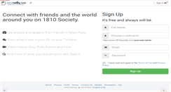 Desktop Screenshot of 1810society.com